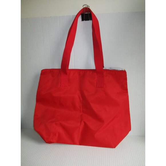 *Victoria 's Secret Red Nylon 'Packable Heart' Tote - NWT - Picture 2 of 8